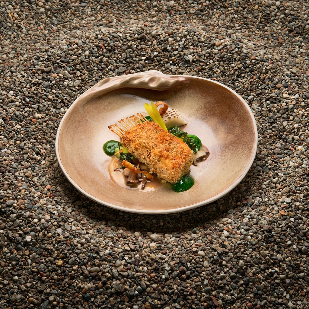 Carrè di rombo alla mediterranea Carrè di rombo alla mediterranea